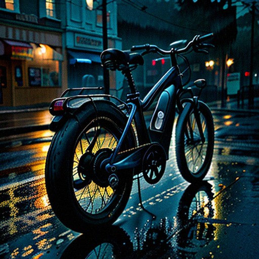 Can I ride an electric bike in the rain?